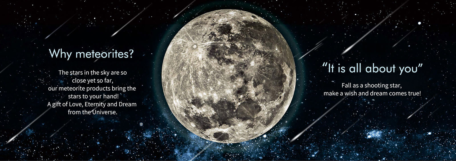 bijoux en acier inoxydable météorite