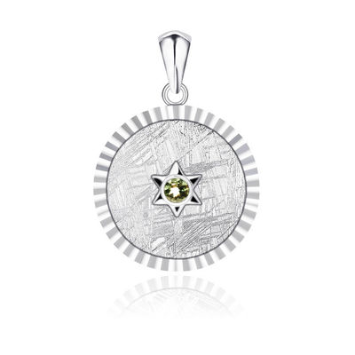 Pendant météorite de Suède à la mode