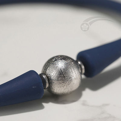 Bracelet à perles de météorites 10 mm Unisexe à la mode