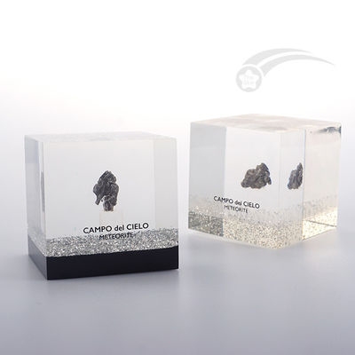 Décoration de la table de la maison Météorite Campo Del Cielo Cube Astronomie Unique Cadeaux