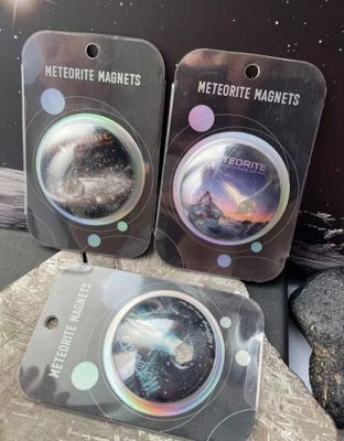 Maison réfrigérateur aimant météorite de fer Starry Space Walk Stardust Shooting Star