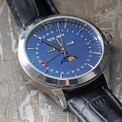 Montres météorite de style business 35 mm en acier inoxydable Miyota Montres de mouvement au quartz