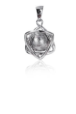 Lucky Star Meteorite Perle 925 bijoux en argent adorable pendentif