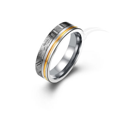 Circulaire édition limitée Meteorite alliance naturelle gris à la mode